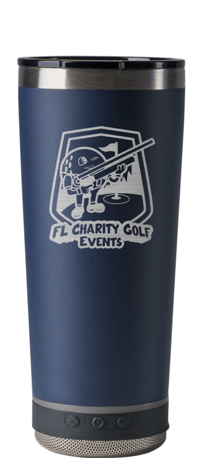 Custom speaker tumbler 2